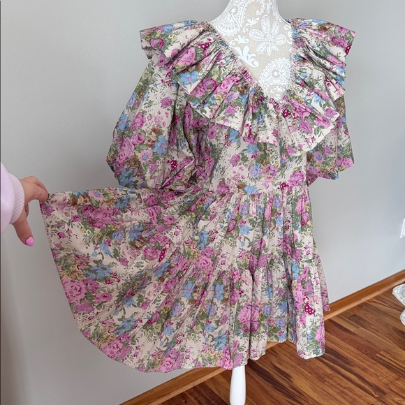 Floral Ruffle Dress - Picture 4 of 14